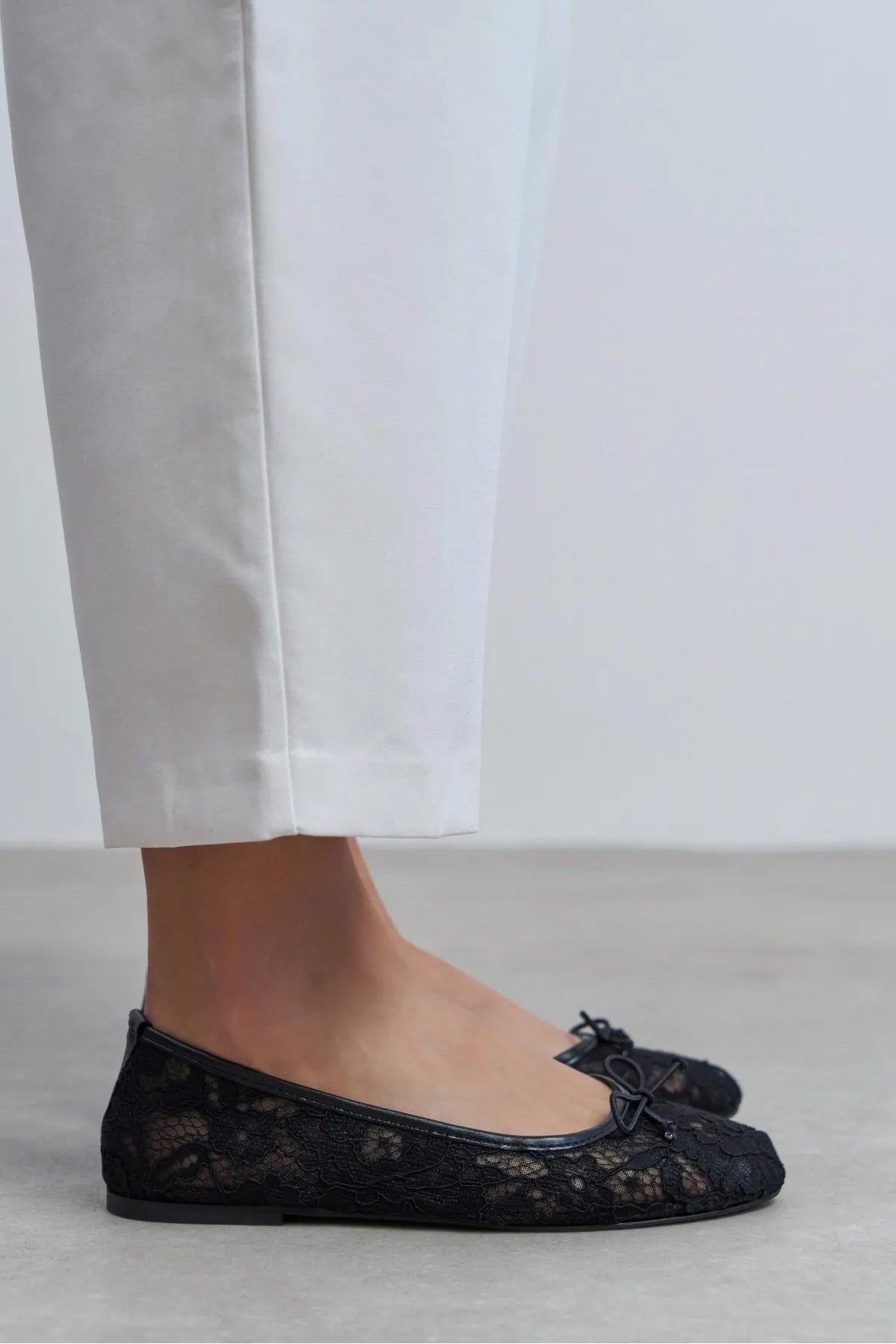 MAGNI Black Lace Embroidered Bow Detail Women’s Ballet Flats | Ballet Flats | FOOTWEAR | Lebbse MAGNI Black Lace Embroidered Bow Detail Women’s Ballet Flats | Ballet Flats | FOOTWEAR | Lebbse