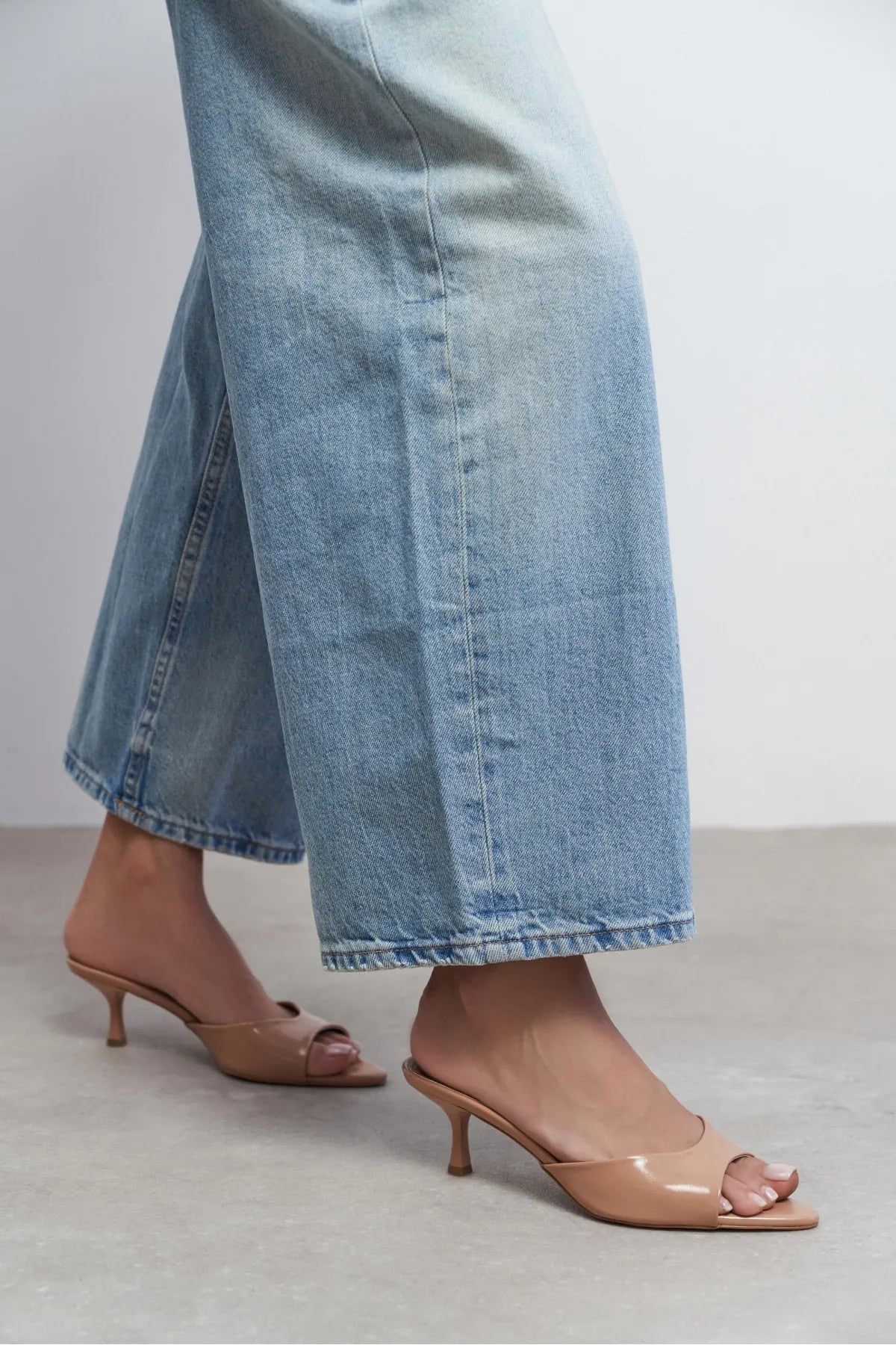 PROMISE Nude Rustic Pointed Toe Women’s Heeled Mules | FOOTWEAR | Slipper | Lebbse PROMISE Nude Rustic Pointed Toe Women’s Heeled Mules | FOOTWEAR | Slipper | Lebbse