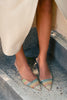 Ponnie Colorful Straw Pointed Toe Women's High Heel Shoes
