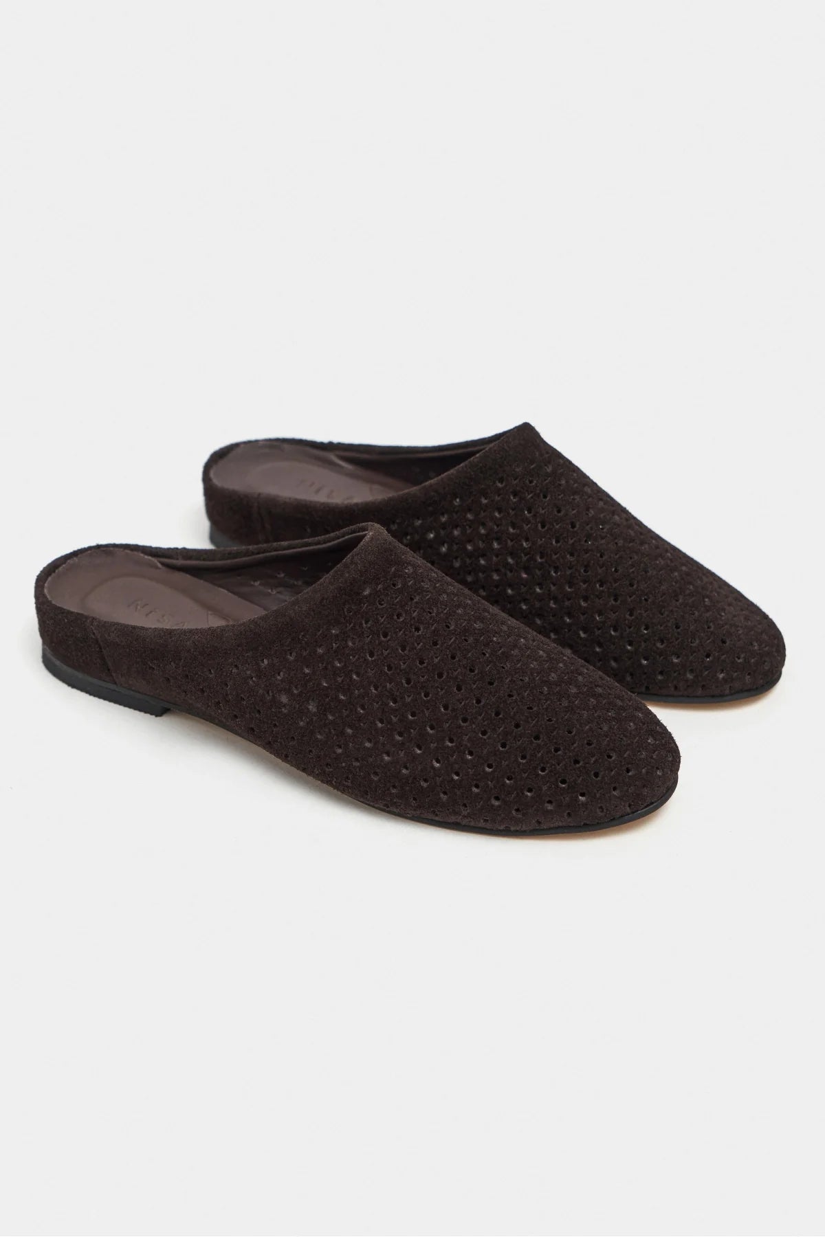 PALYA BITTER BROWN SUEDE STUDDED GENUINE LEATHER WOMEN’S FLAT SLIPPERS | FOOTWEAR | Slipper | Lebbse PALYA BITTER BROWN SUEDE STUDDED GENUINE LEATHER WOMEN’S FLAT SLIPPERS | FOOTWEAR | Slipper | Lebbse