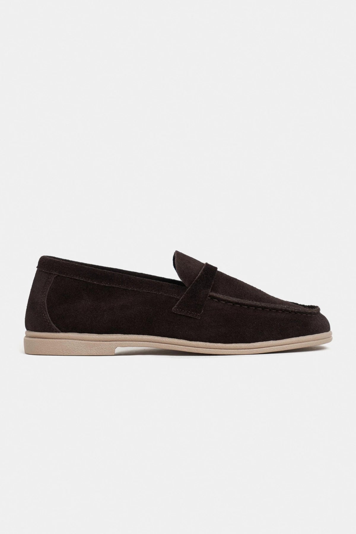 BERY Bitter Coffee Suede Genuine Leather Women’s Loafer