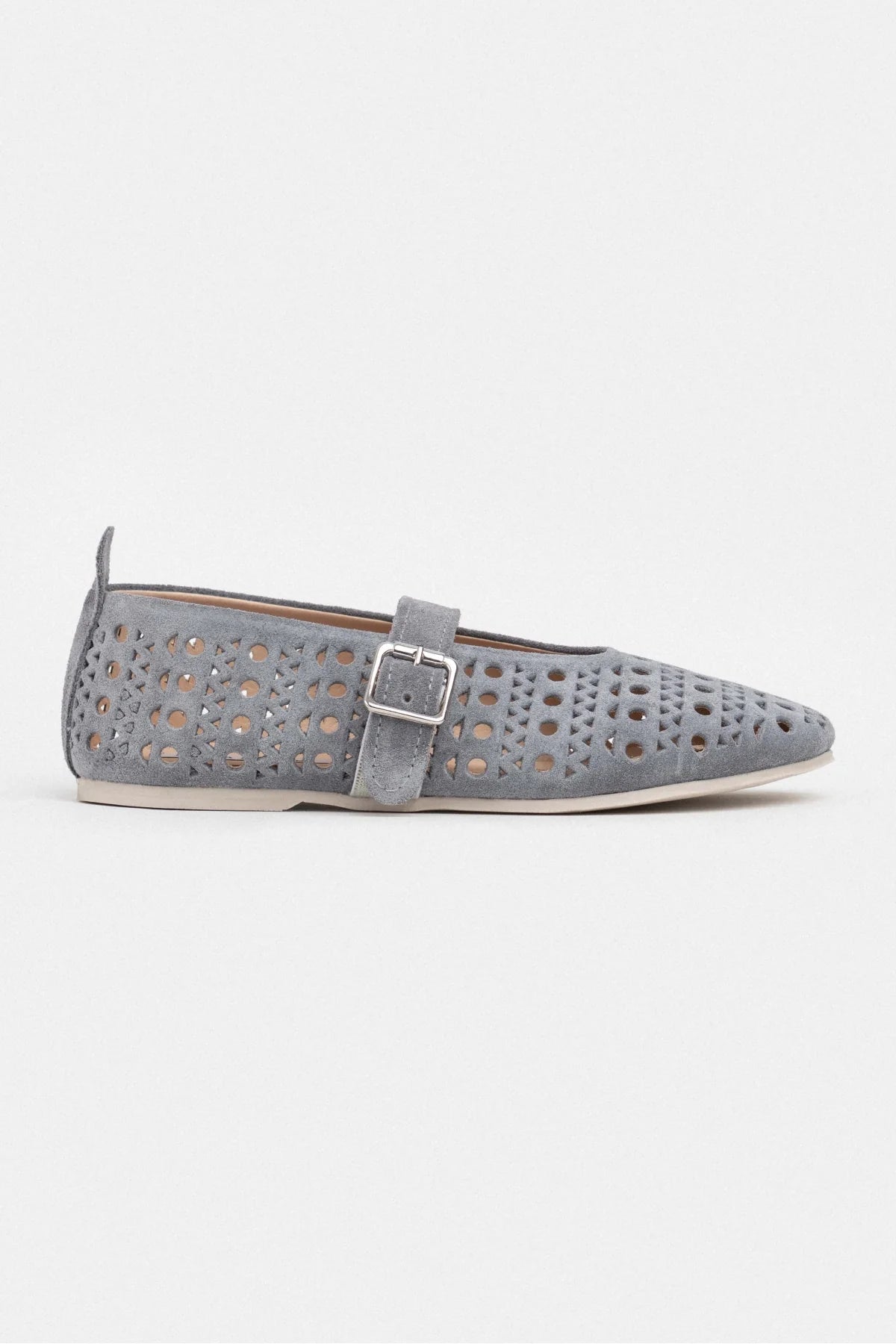 PATTER STONE SUEDE STUDDED GENUINE LEATHER BUCKLE DETAIL FLAT SOLE WOMEN'S BALLERINA | Flats | FOOTWEAR | Loafers PATTER STONE SUEDE STUDDED GENUINE LEATHER BUCKLE DETAIL FLAT SOLE WOMEN'S BALLERINA | Flats | FOOTWEAR | Loafers