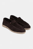 BERY Bitter Coffee Suede Genuine Leather Women’s Loafer