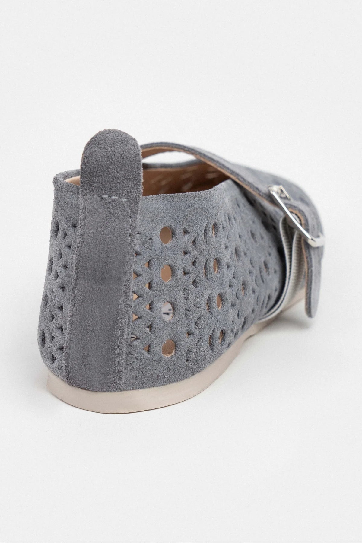 PATTER STONE SUEDE STUDDED GENUINE LEATHER BUCKLE DETAIL FLAT SOLE WOMEN'S BALLERINA | Flats | FOOTWEAR | Loafers PATTER STONE SUEDE STUDDED GENUINE LEATHER BUCKLE DETAIL FLAT SOLE WOMEN'S BALLERINA | Flats | FOOTWEAR | Loafers