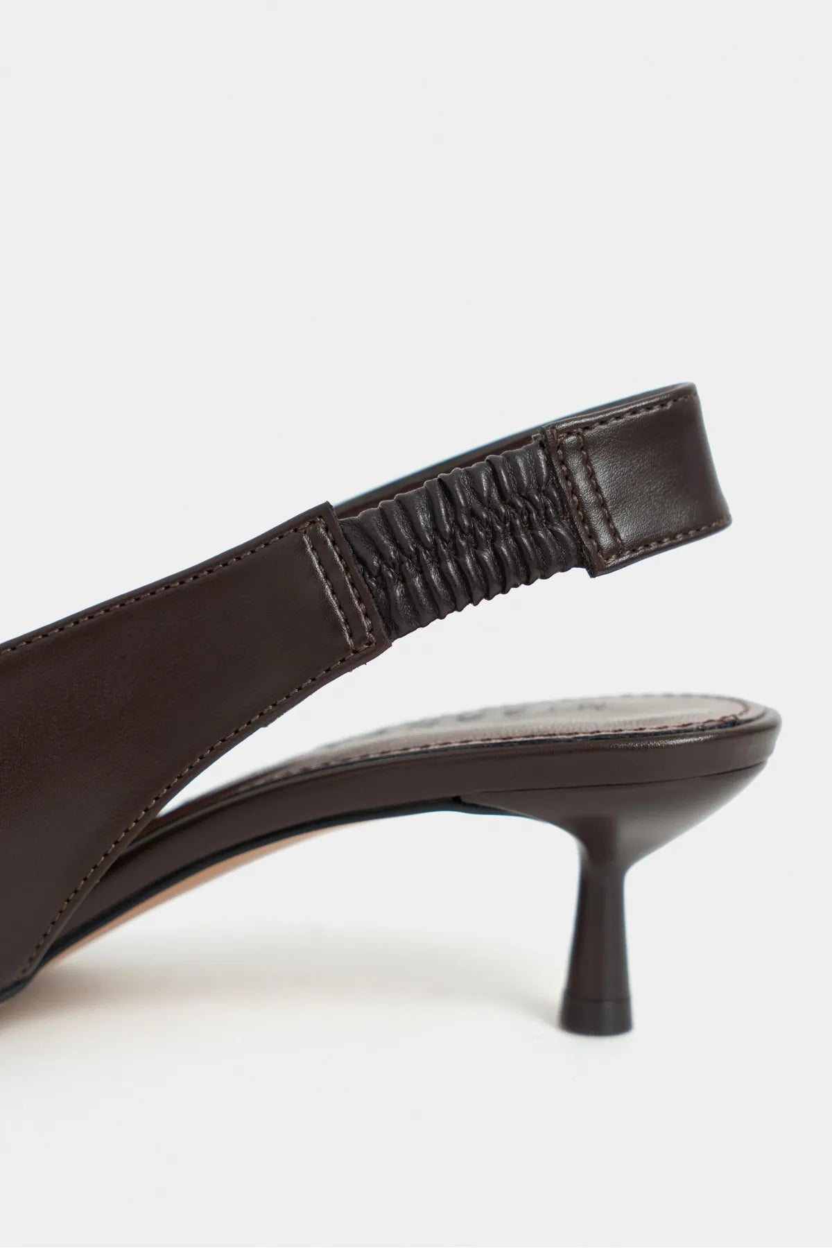 LUNIX Coffee Matte Pointed Toe Slingback Women’s Thin Heel Shoes | FOOTWEAR | Heels | Lebbse LUNIX Coffee Matte Pointed Toe Slingback Women’s Thin Heel Shoes | FOOTWEAR | Heels | Lebbse