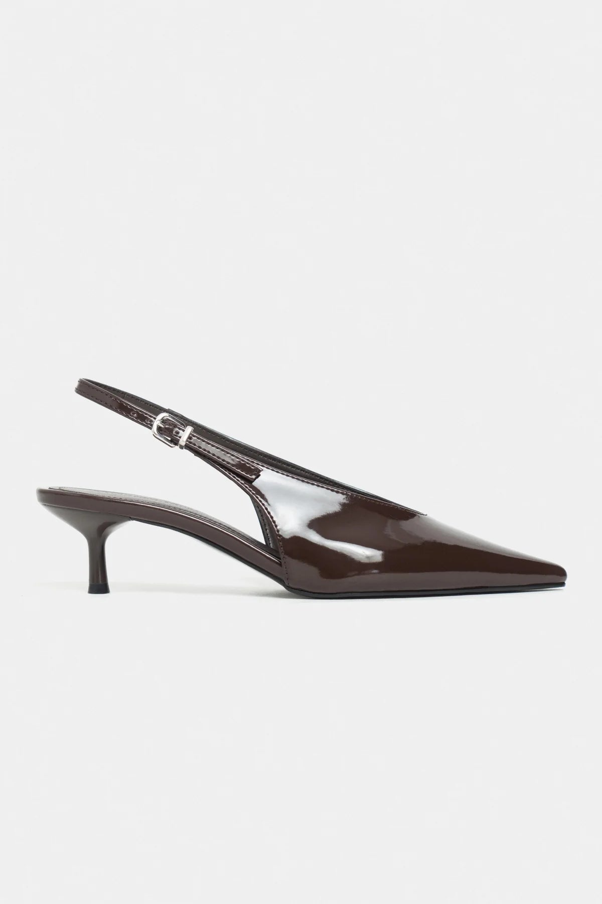 DOREY Coffee Patent Leather Ankle Buckle Detail Women’s Heel Shoes | FOOTWEAR | Heels | Lebbse DOREY Coffee Patent Leather Ankle Buckle Detail Women’s Heel Shoes | FOOTWEAR | Heels | Lebbse