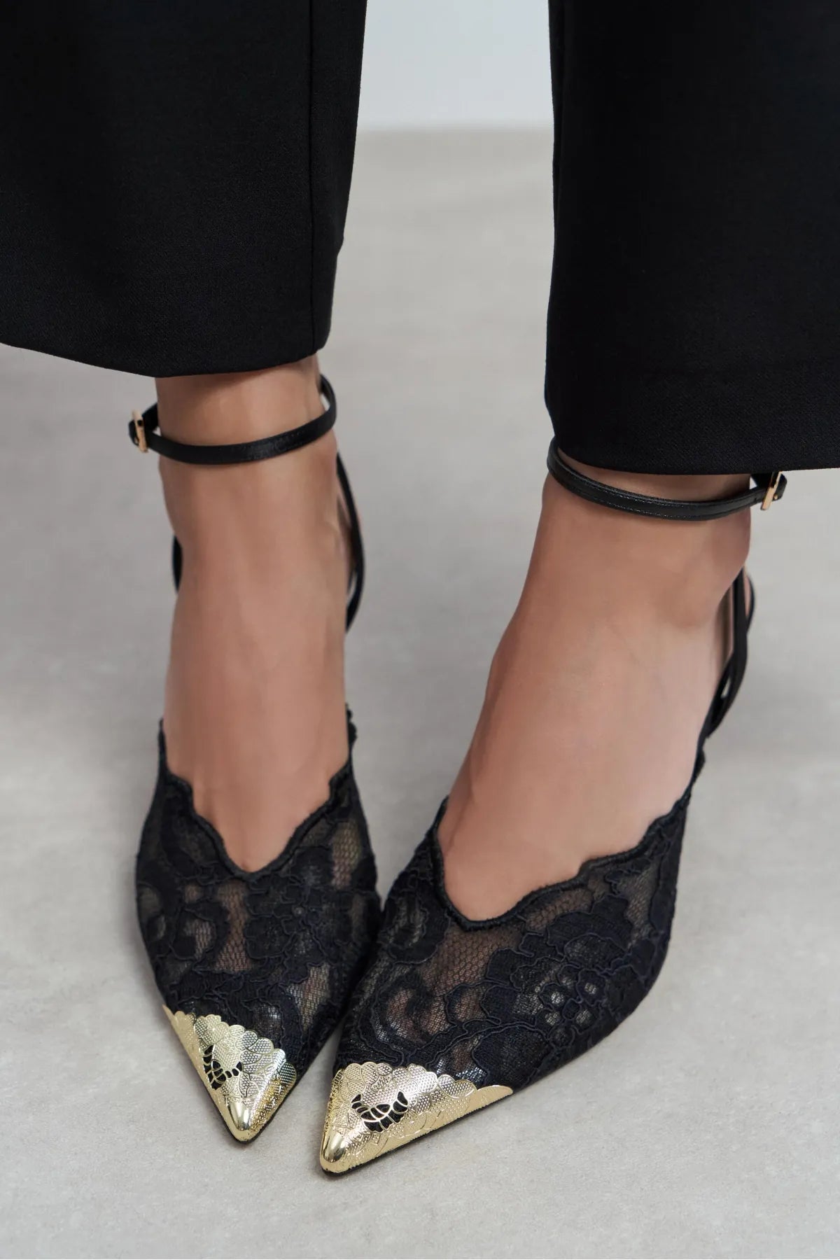 HANNAH Black Lace Embroidered Detail Back Strap Women’s Heels | FOOTWEAR | Heels | Lebbse HANNAH Black Lace Embroidered Detail Back Strap Women’s Heels | FOOTWEAR | Heels | Lebbse