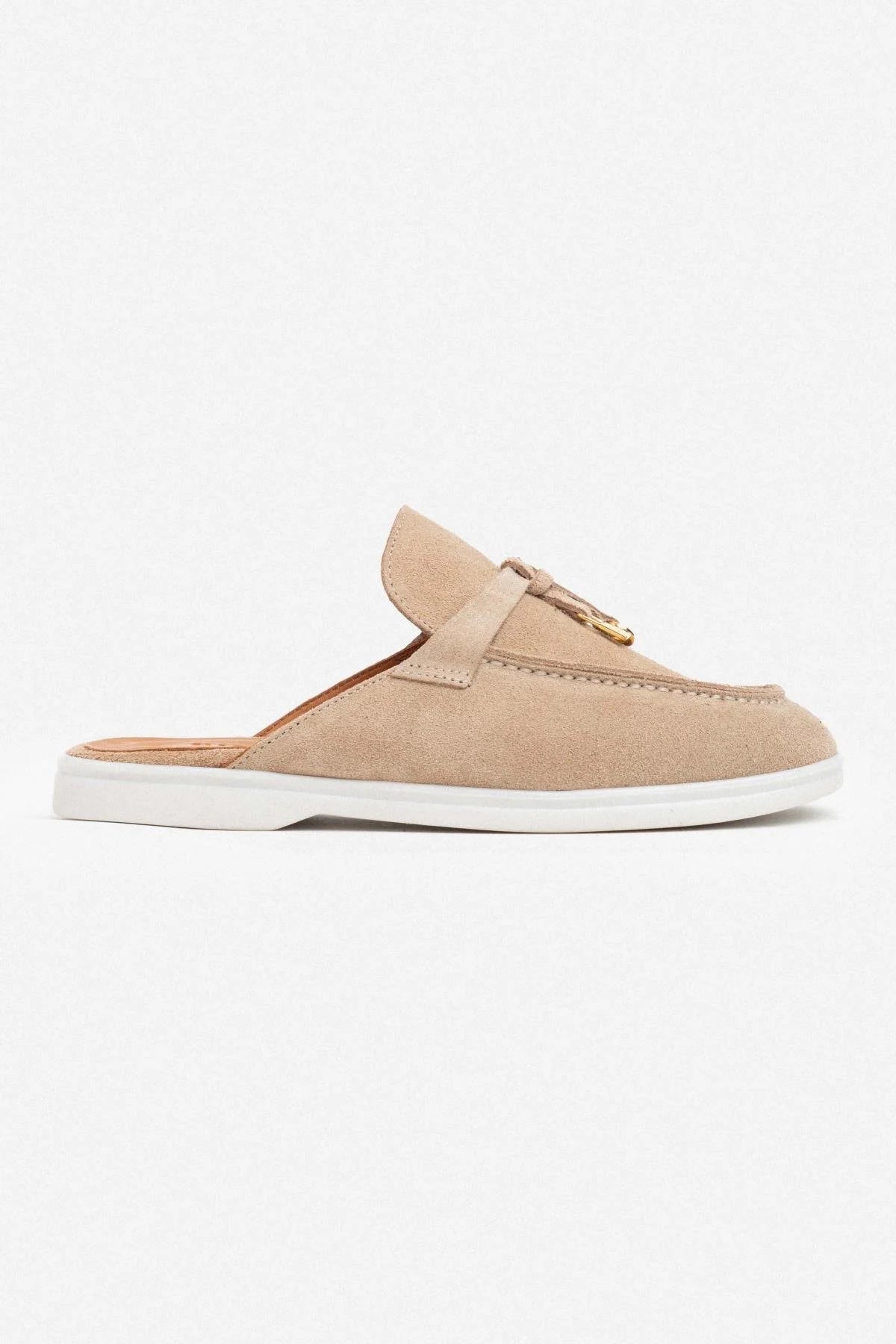 Most Nude Suede Genuine Leather Tassel Detail Flat Sole Women's Slippers | Slippers | FOOTWEAR | Slipper Most Nude Suede Genuine Leather Tassel Detail Flat Sole Women's Slippers | Slippers | FOOTWEAR | Slipper
