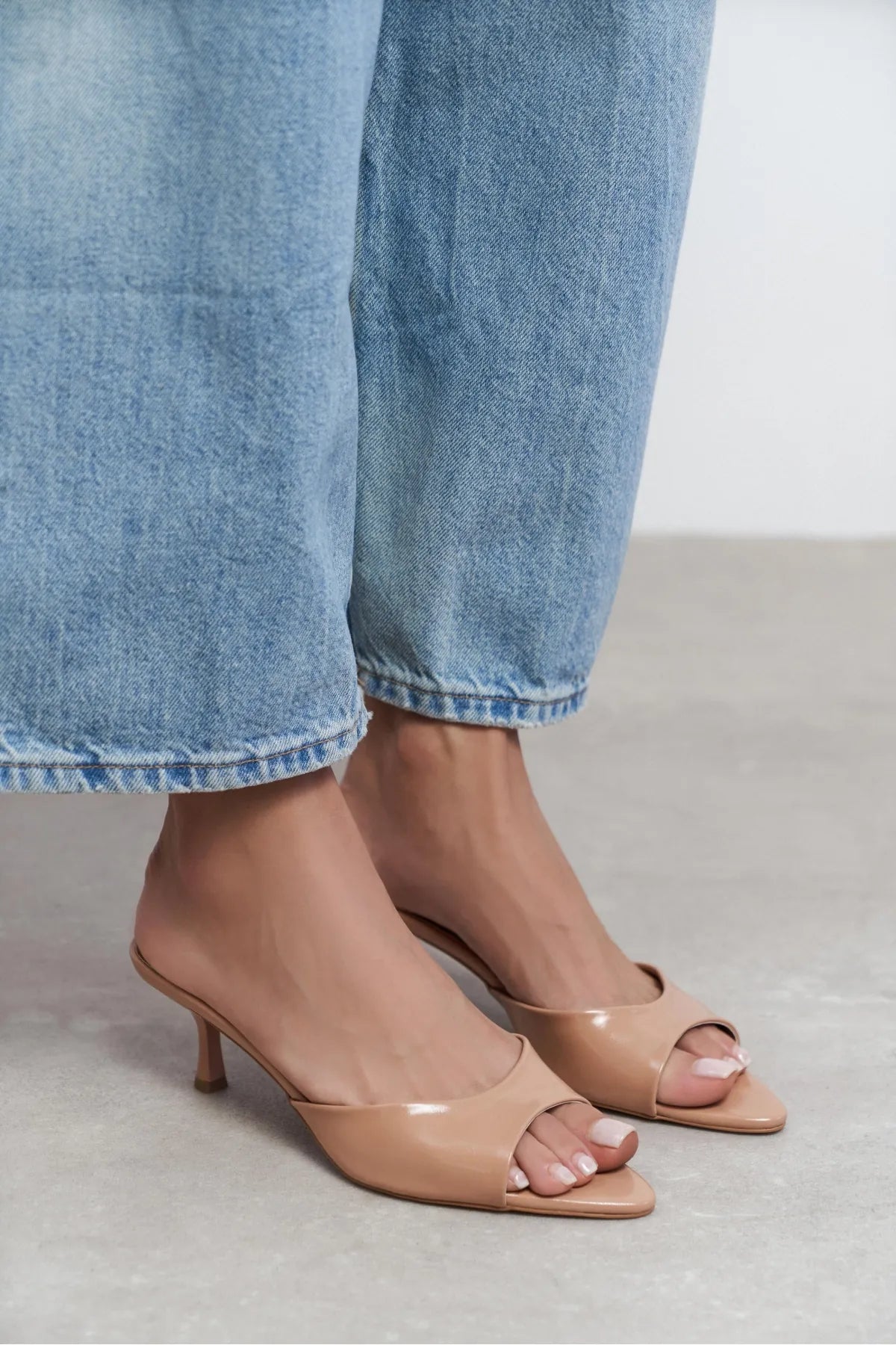 PROMISE Nude Rustic Pointed Toe Women’s Heeled Mules | FOOTWEAR | Slipper | Lebbse PROMISE Nude Rustic Pointed Toe Women’s Heeled Mules | FOOTWEAR | Slipper | Lebbse