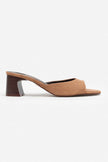 Mery Pearl Matte Ankle-Tie Women's Heeled Sandals