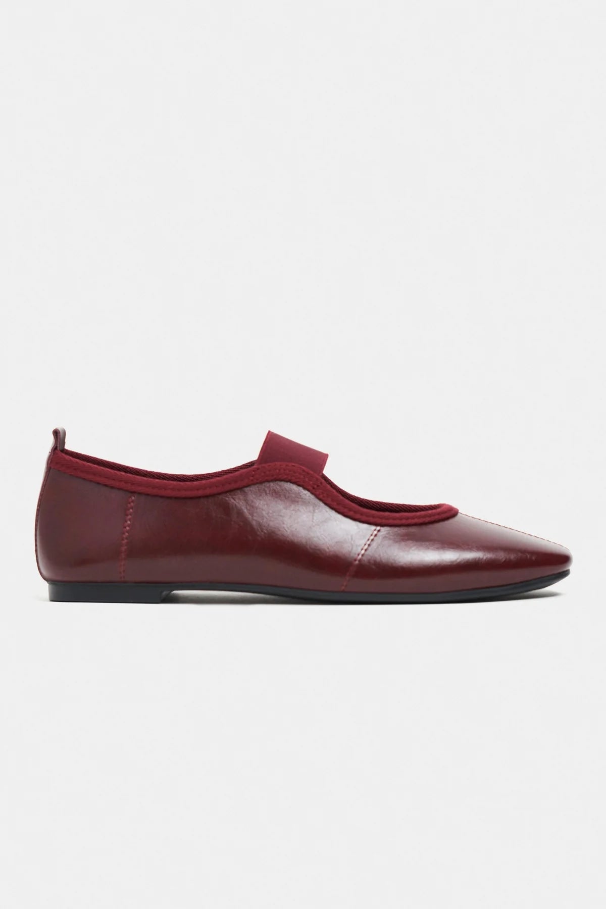 MORTY Burgundy Rustic Patterned Women’s Daily Ballet Flats with Strap Detail | Ballet Flats | FOOTWEAR | Lebbse MORTY Burgundy Rustic Patterned Women’s Daily Ballet Flats with Strap Detail | Ballet Flats | FOOTWEAR | Lebbse