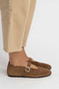 MERA TABA SUEDE BUCKLE DETAIL BUCKLE DETAIL FLAT SOLE WOMEN'S BALLERINA - PRE ORDER