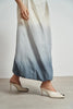 LILY Beige Pattern Asymmetric Open Front Back Women’s Heeled Slippers