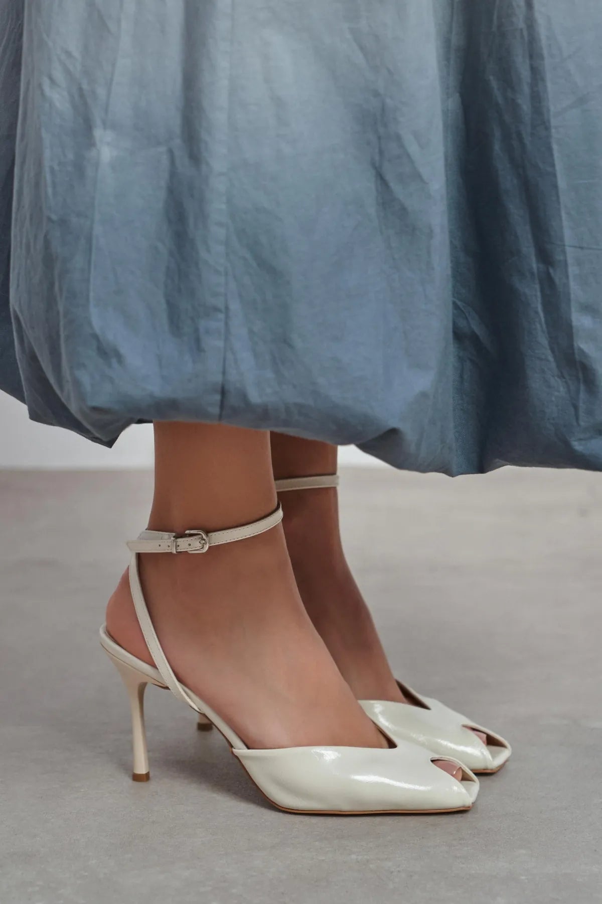 VELA Beige Rustic Open Toe Ankle Strap Women’s Heel Shoes | FOOTWEAR | Heels | Lebbse VELA Beige Rustic Open Toe Ankle Strap Women’s Heel Shoes | FOOTWEAR | Heels | Lebbse