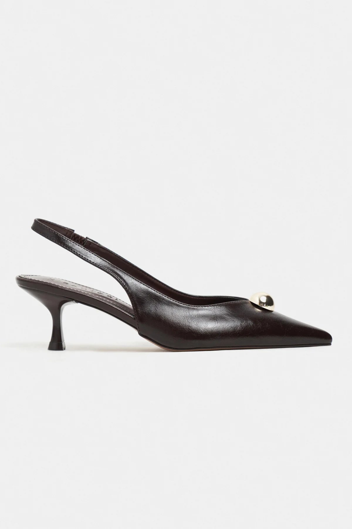 ALVERA Coffee Rustic Accessory Detail Pointed Toe Women’s Heel Shoes | FOOTWEAR | Heels | Lebbse ALVERA Coffee Rustic Accessory Detail Pointed Toe Women’s Heel Shoes | FOOTWEAR | Heels | Lebbse