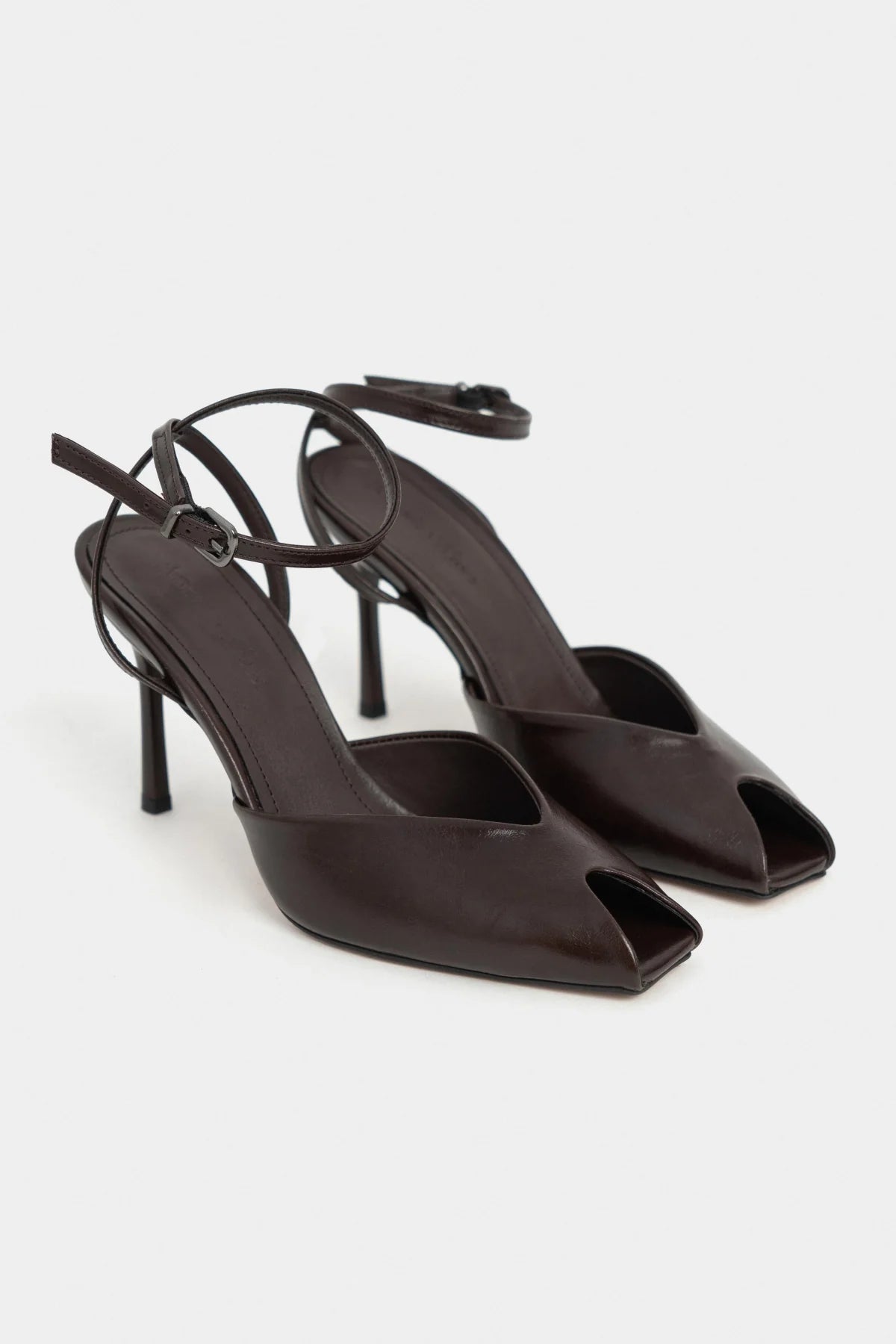 VELA Coffee Rustic Open Toe Ankle Strap Women’s Heel Shoes | FOOTWEAR | Heels | Lebbse VELA Coffee Rustic Open Toe Ankle Strap Women’s Heel Shoes | FOOTWEAR | Heels | Lebbse