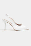 BETTY Pearl Satin Open-Toe Women’s Heels