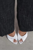 BETTY Pearl Satin Open-Toe Women’s Heels