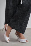 BETTY Pearl Satin Open-Toe Women’s Heels