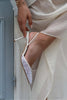 Sara Pearl Net Bead Detailed Pointed Toe Women's High Heel Shoes