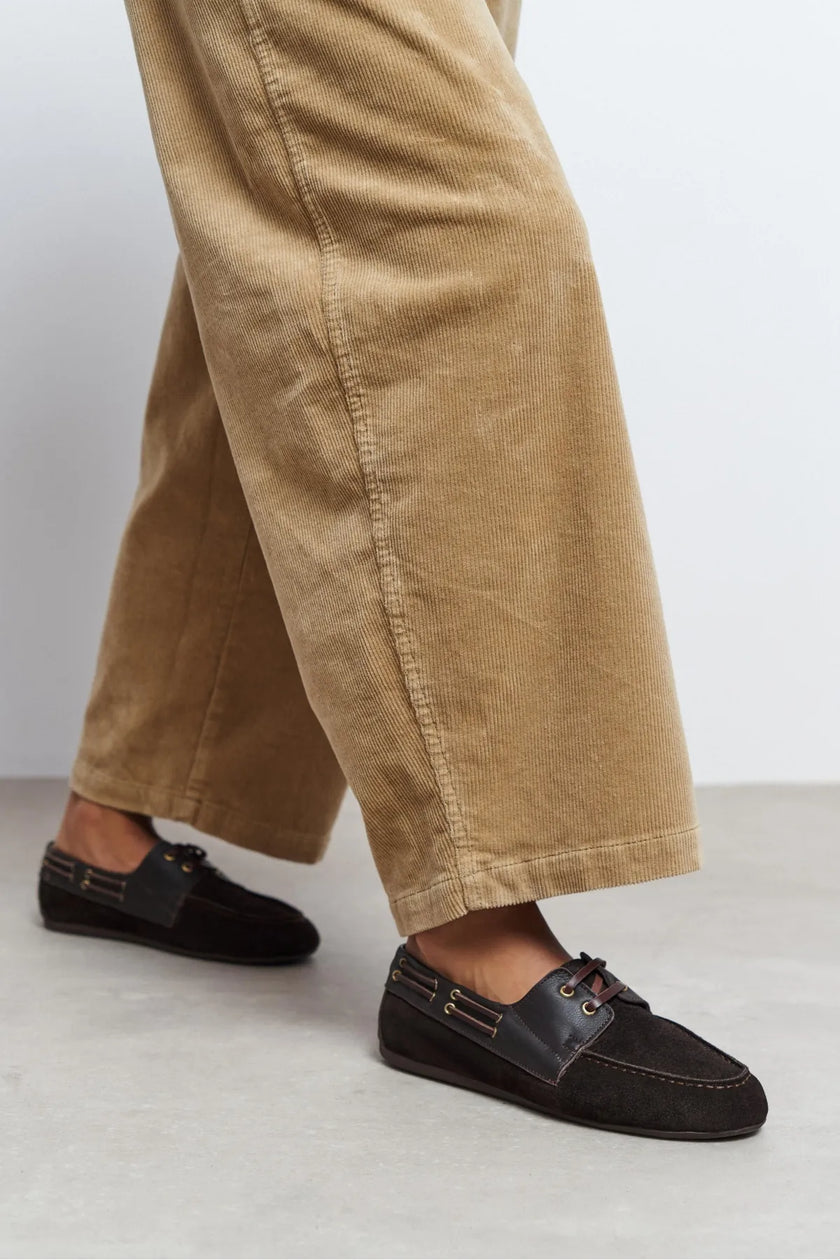 Arven – Brown Suede Genuine Leather Loafers