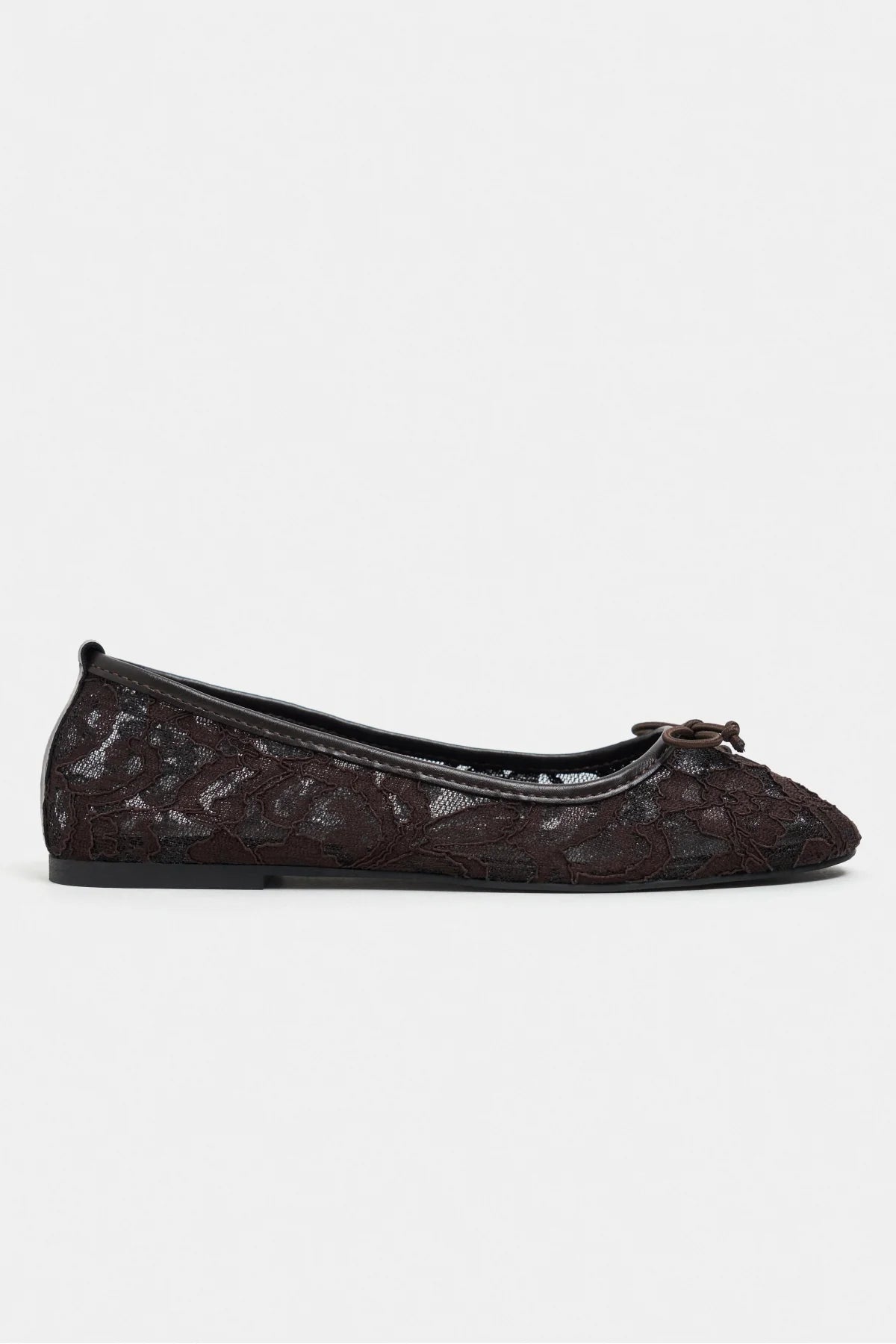 MAGNI Brown Lace Embroidered Bow Detail Women’s Ballet Flats | Ballet Flats | FOOTWEAR | Lebbse MAGNI Brown Lace Embroidered Bow Detail Women’s Ballet Flats | Ballet Flats | FOOTWEAR | Lebbse
