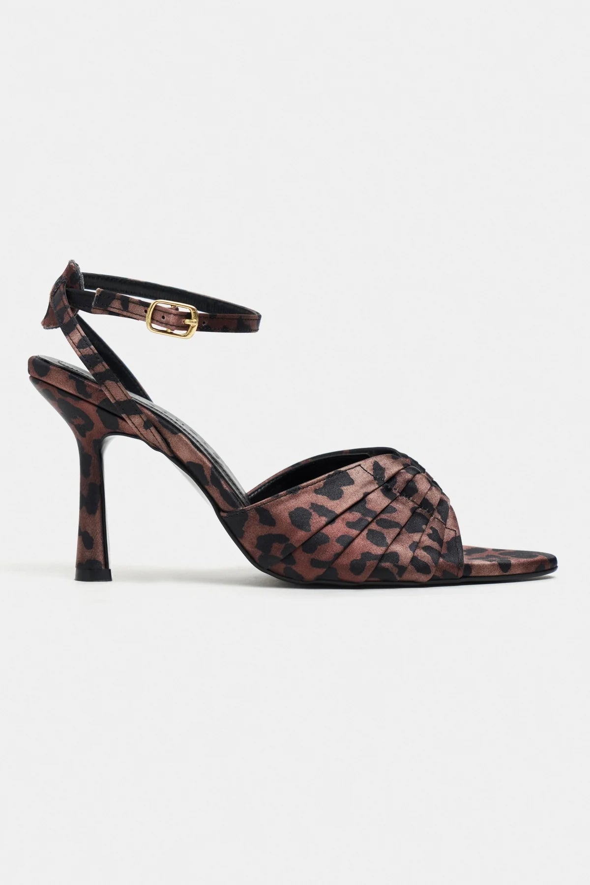 RAVEN Leo Satin Ankle Strap Women’s Thin Heel Shoes