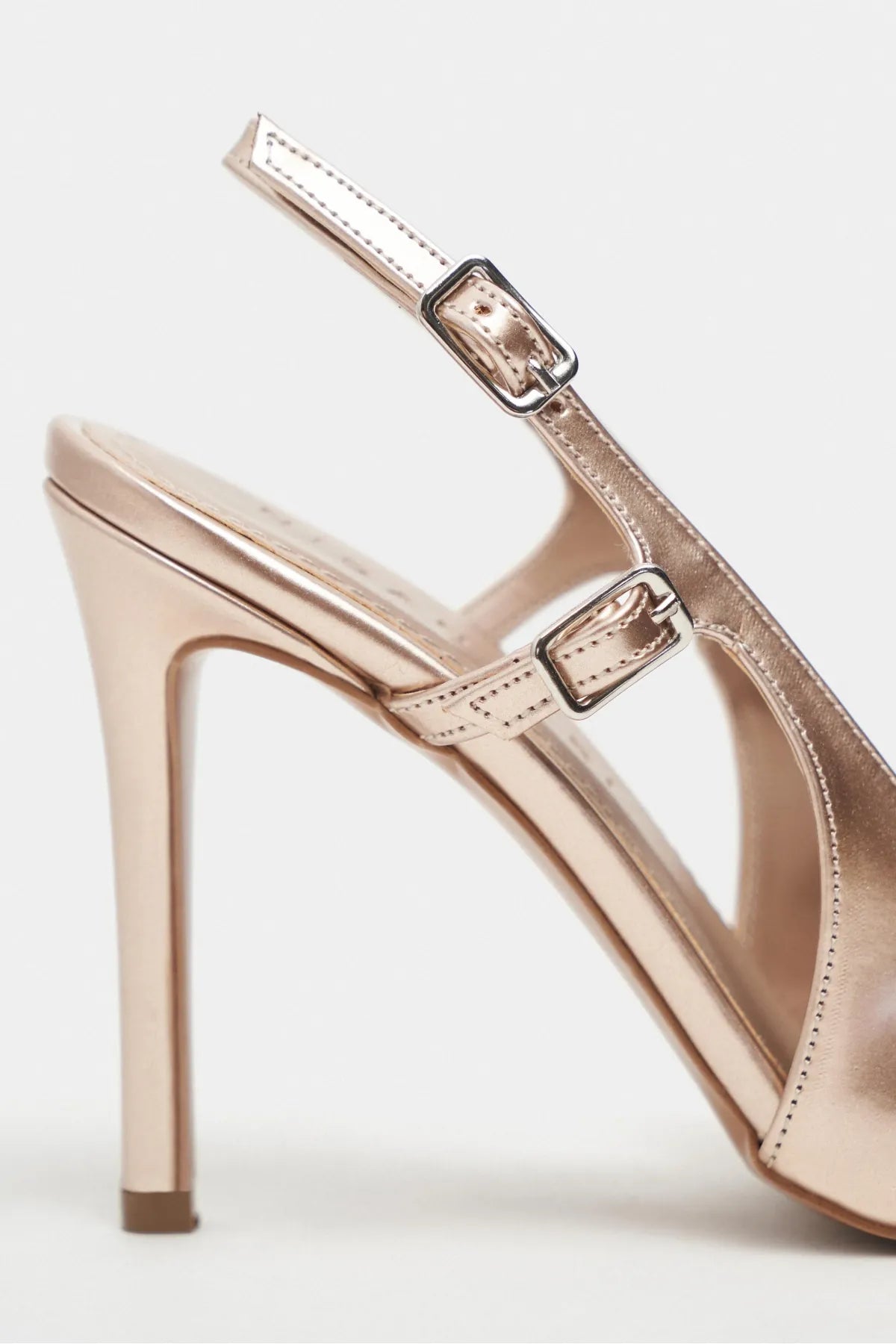 LADONIA Gold Patent Buckle Detail Open Back Women’s Heels | FOOTWEAR | Heels | Lebbse LADONIA Gold Patent Buckle Detail Open Back Women’s Heels | FOOTWEAR | Heels | Lebbse