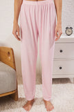 Pink Galaxy Patterned Knitted Pajama Set