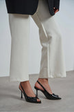 BETTY Black Patent Open-Toe Women’s Heels