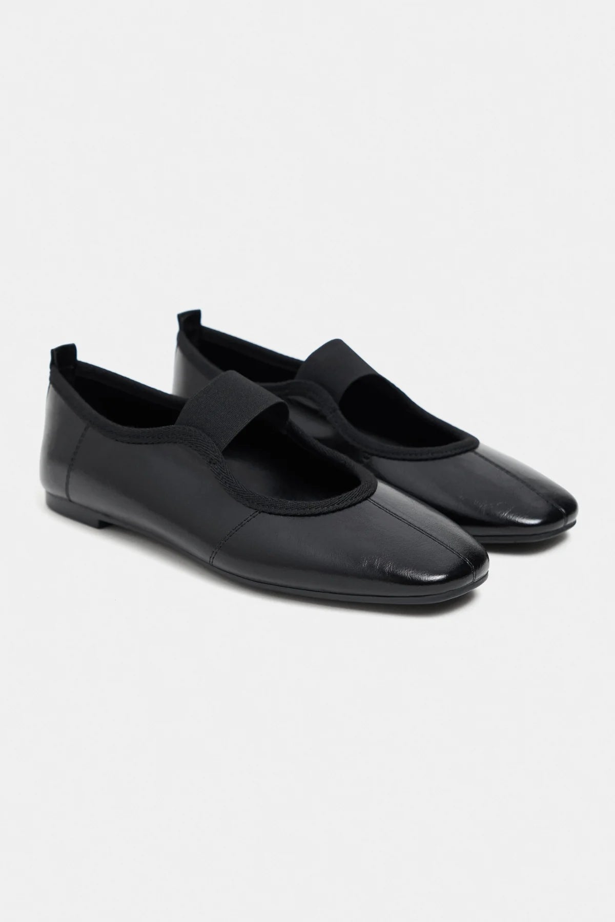 MORTY Black Rustic Patterned Women’s Daily Ballet Flats with Strap Detail | Ballet Flats | FOOTWEAR | Lebbse MORTY Black Rustic Patterned Women’s Daily Ballet Flats with Strap Detail | Ballet Flats | FOOTWEAR | Lebbse