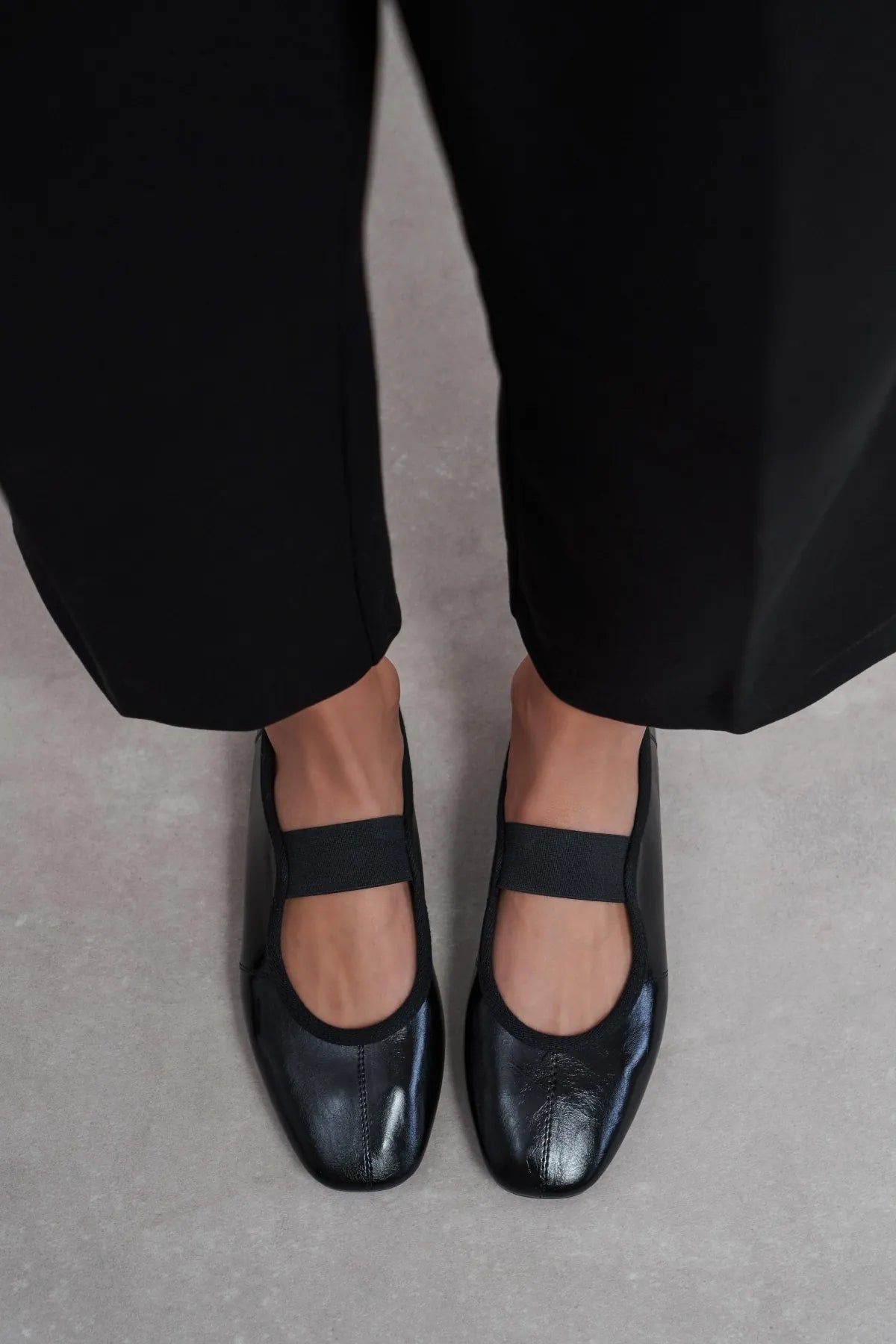 MORTY Black Rustic Patterned Women’s Daily Ballet Flats with Strap Detail | Ballet Flats | FOOTWEAR | Lebbse MORTY Black Rustic Patterned Women’s Daily Ballet Flats with Strap Detail | Ballet Flats | FOOTWEAR | Lebbse