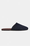 MODI NAVY BLUE SUEDE LEATHER WOMEN’S CLOSED SLIPPERS