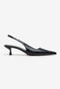 Rodney Black Patterned Rubber Detailed Women's High Heel Shoes