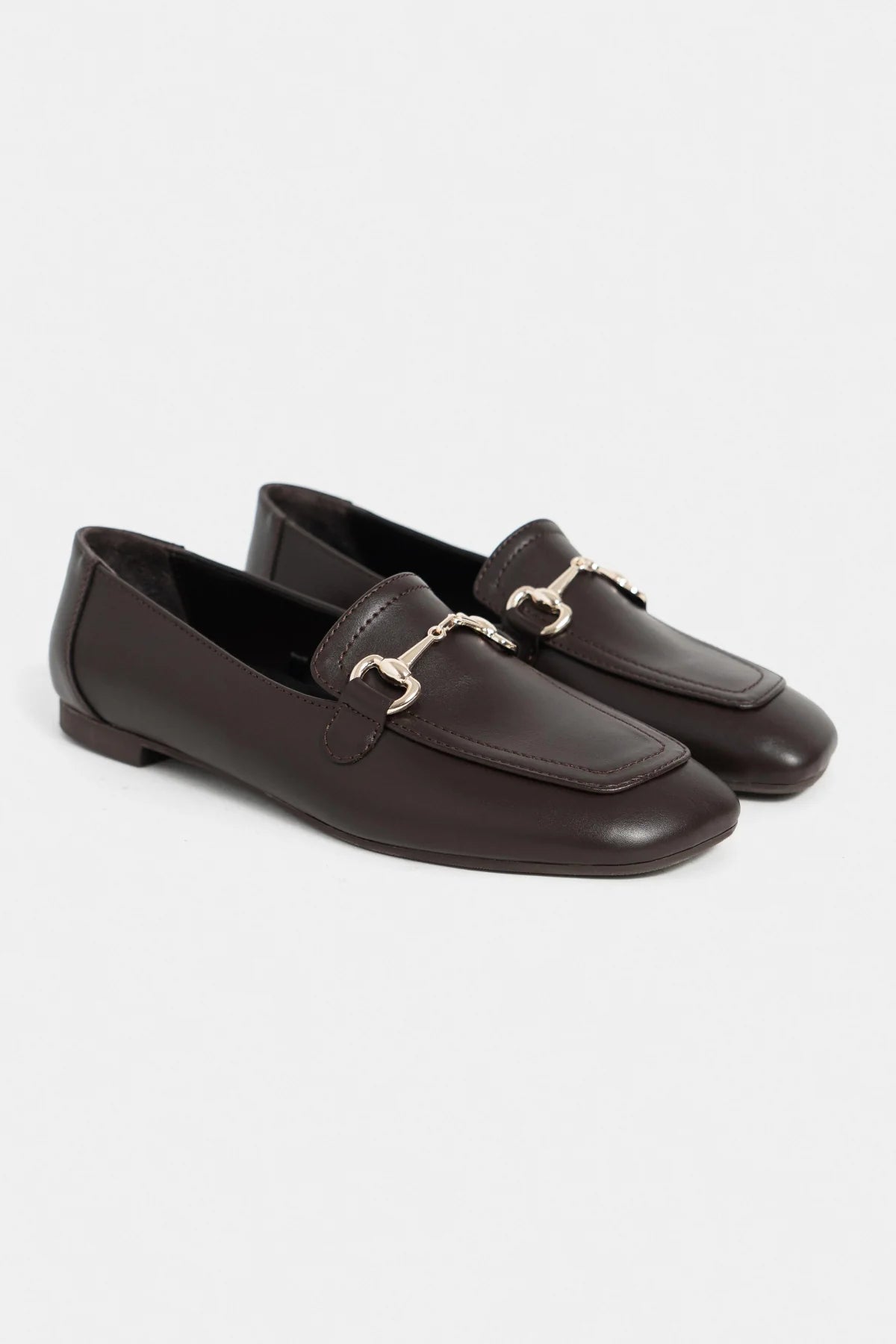 RORY Coffee Matte Buckle Detail Women’s Loafer Shoes | FOOTWEAR | Loafers | Lebbse RORY Coffee Matte Buckle Detail Women’s Loafer Shoes | FOOTWEAR | Loafers | Lebbse