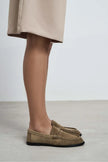 ELİSHA ROME BEIGE FLAT-SOLE WOMEN'S LOAFER