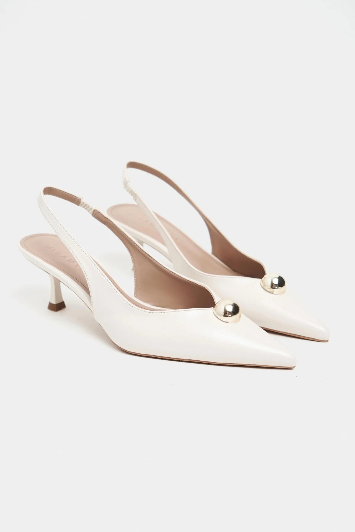 ALVERA Beige Rustic Accessory Detail Pointed Toe Women’s Heel Shoes | FOOTWEAR | Heels | Lebbse ALVERA Beige Rustic Accessory Detail Pointed Toe Women’s Heel Shoes | FOOTWEAR | Heels | Lebbse