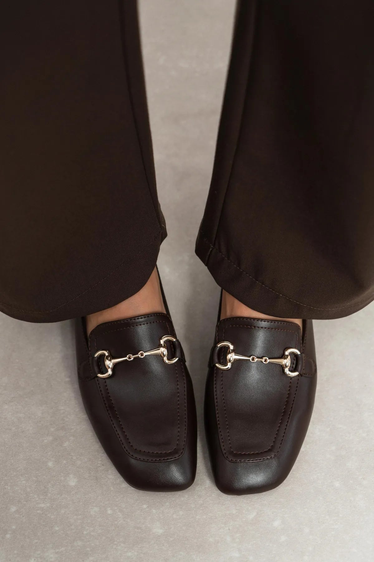 RORY Coffee Matte Buckle Detail Women’s Loafer Shoes | FOOTWEAR | Loafers | Lebbse RORY Coffee Matte Buckle Detail Women’s Loafer Shoes | FOOTWEAR | Loafers | Lebbse