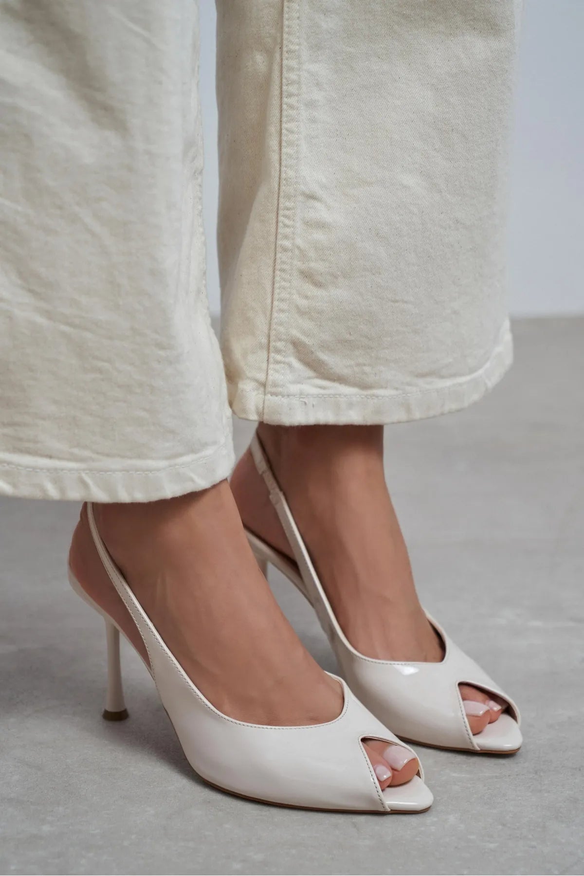 BETTY Beige Patent Open Toe Women’s Heels | FOOTWEAR | Heels | Lebbse BETTY Beige Patent Open Toe Women’s Heels | FOOTWEAR | Heels | Lebbse