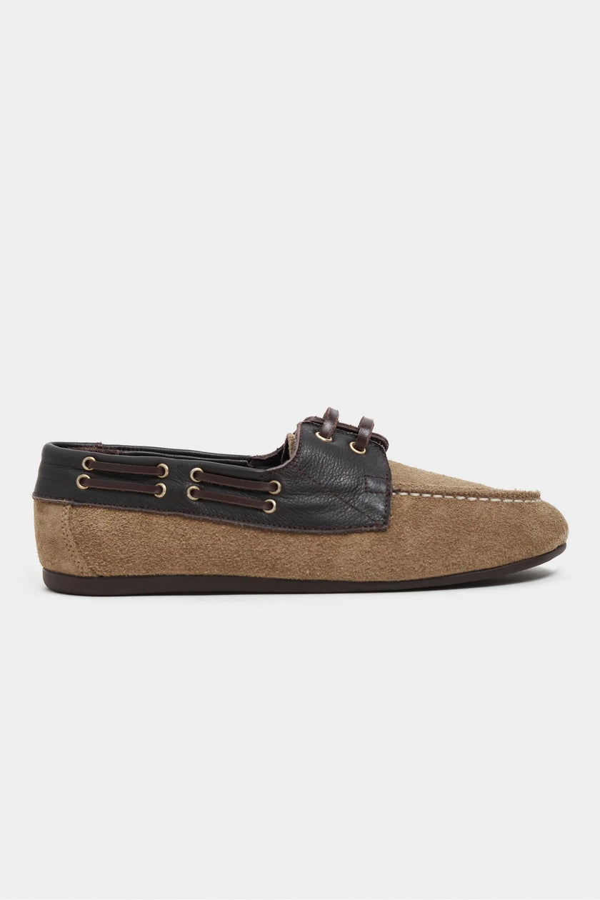 Arven – Rome Beige Suede Genuine Leather Loafers
