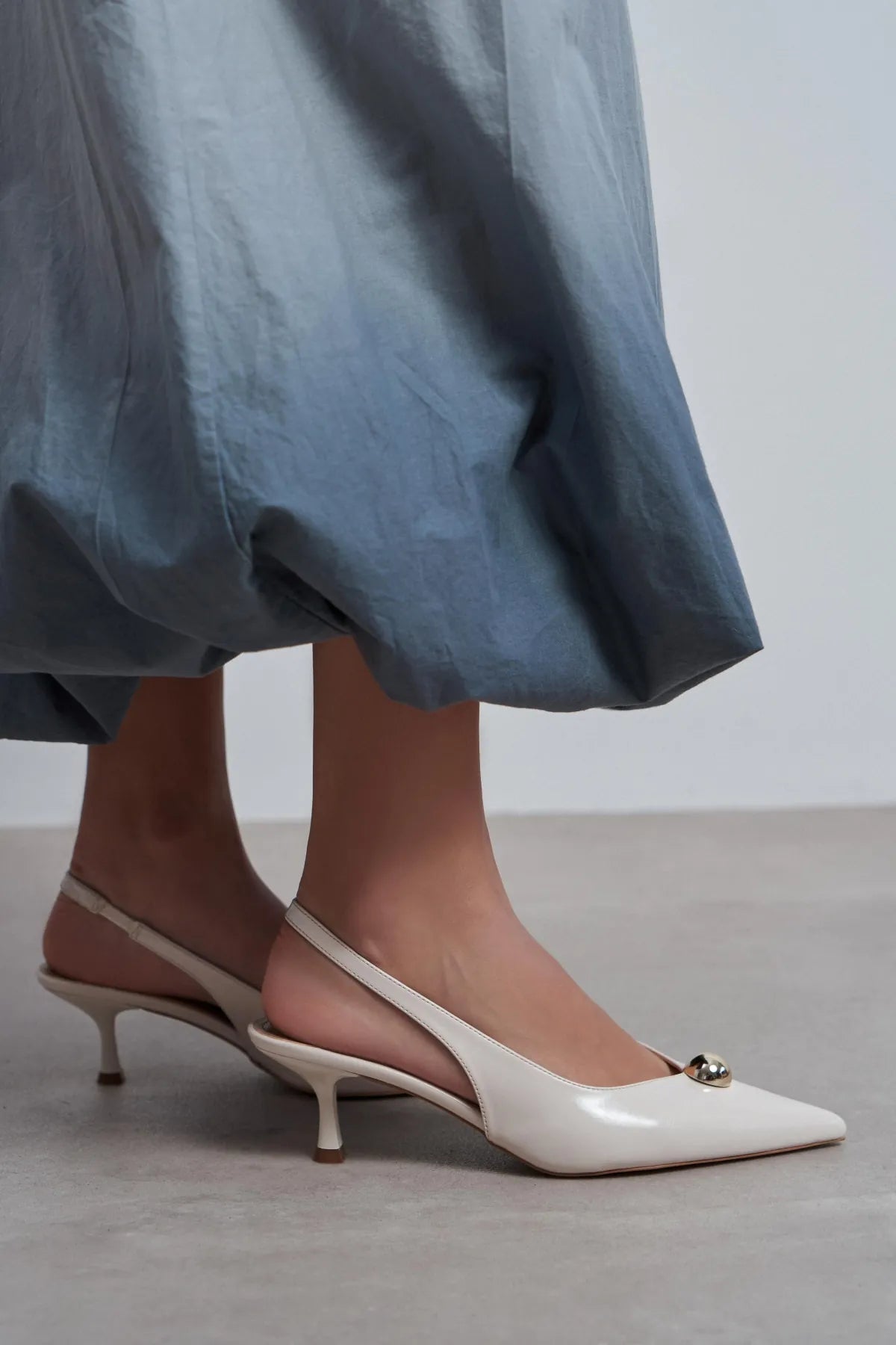ALVERA Beige Rustic Accessory Detail Pointed Toe Women’s Heel Shoes | FOOTWEAR | Heels | Lebbse ALVERA Beige Rustic Accessory Detail Pointed Toe Women’s Heel Shoes | FOOTWEAR | Heels | Lebbse