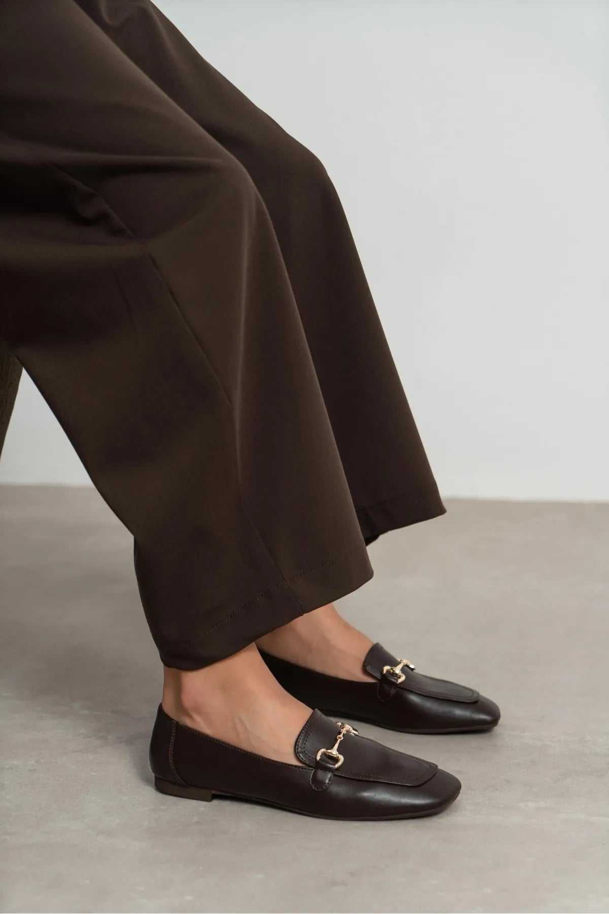 RORY Coffee Matte Buckle Detail Women’s Loafer Shoes | FOOTWEAR | Loafers | Lebbse RORY Coffee Matte Buckle Detail Women’s Loafer Shoes | FOOTWEAR | Loafers | Lebbse