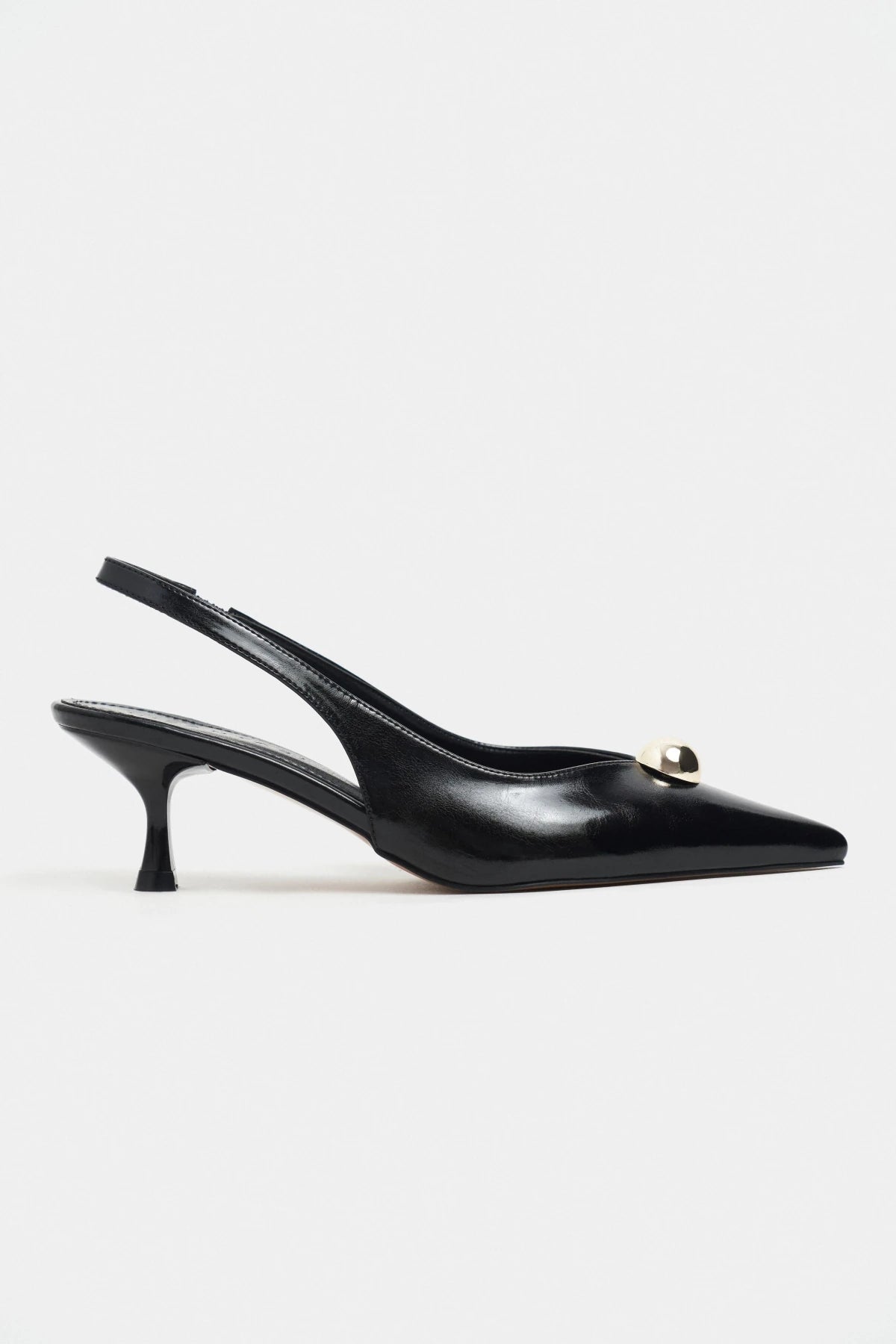 ALVERA Black Accessory Detail Pointed Toe Women’s Heel Shoes | FOOTWEAR | Heels | Lebbse ALVERA Black Accessory Detail Pointed Toe Women’s Heel Shoes | FOOTWEAR | Heels | Lebbse