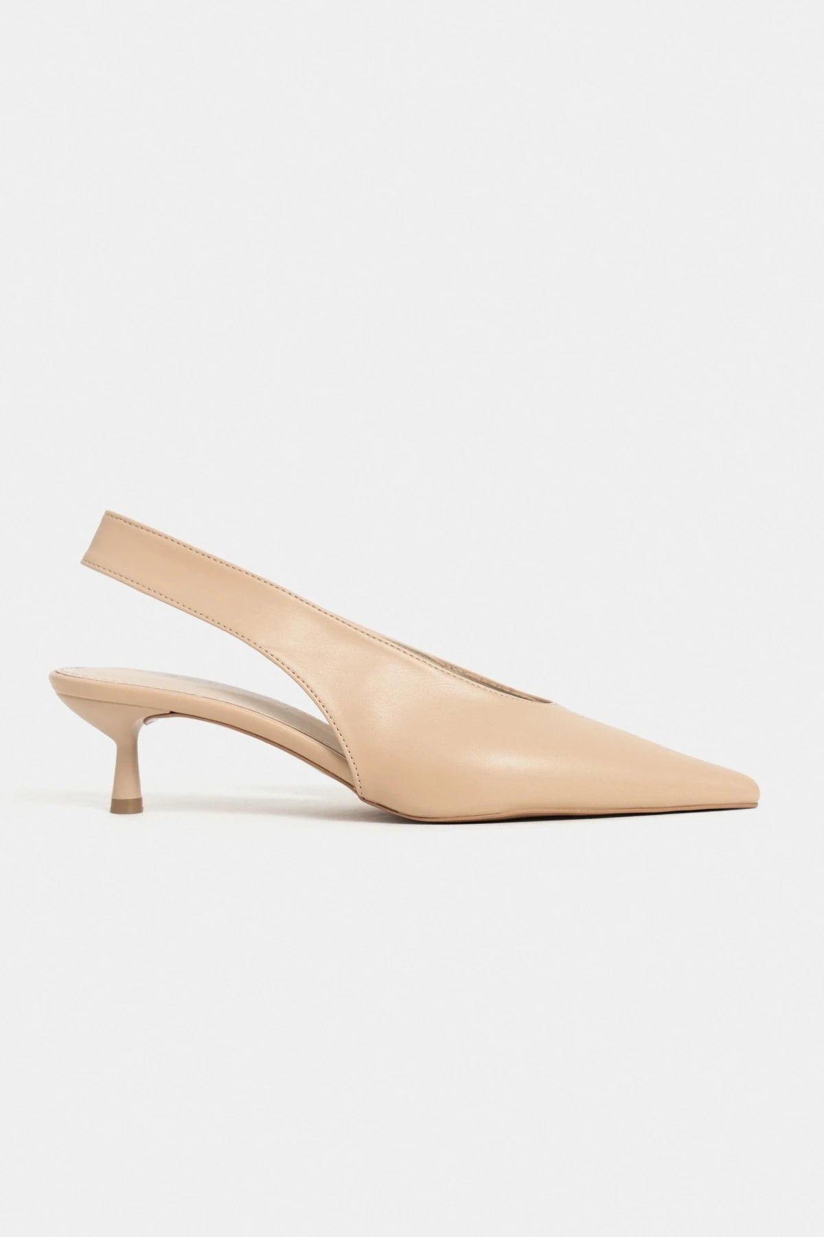 LUNIX Nude Matte Pointed Toe Slingback Women’s Heels | FOOTWEAR | Heels | Lebbse LUNIX Nude Matte Pointed Toe Slingback Women’s Heels | FOOTWEAR | Heels | Lebbse