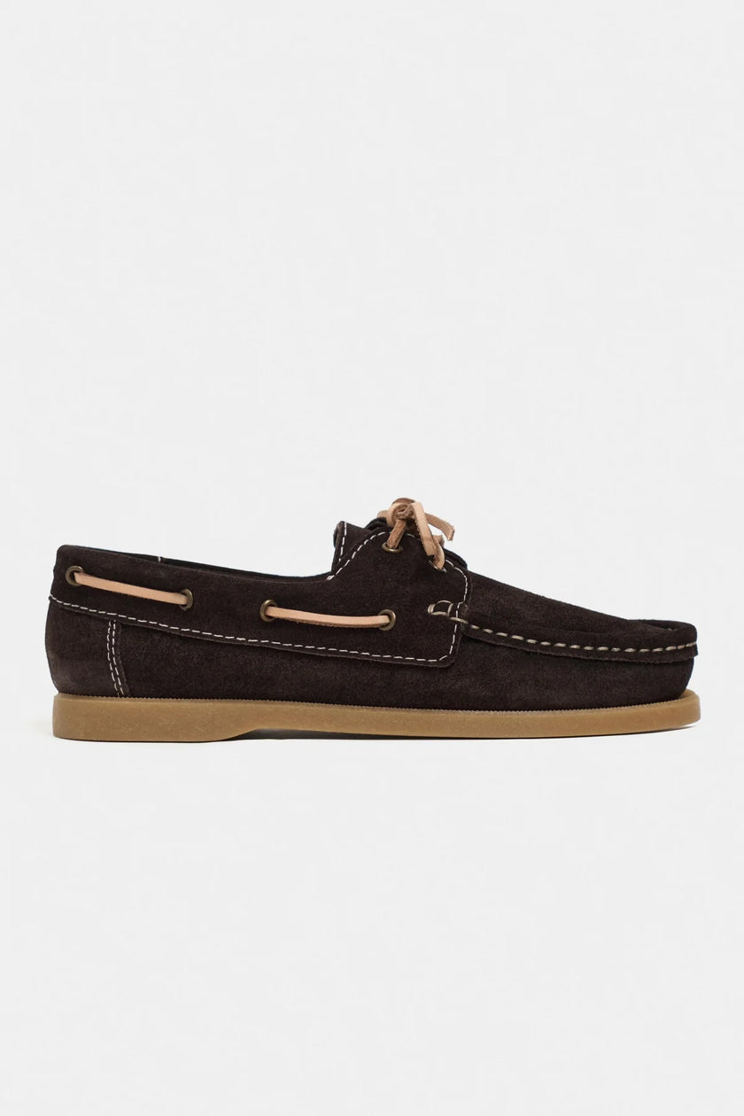 ASTRID Coffee Suede Genuine Leather Women’s Loafer Shoes