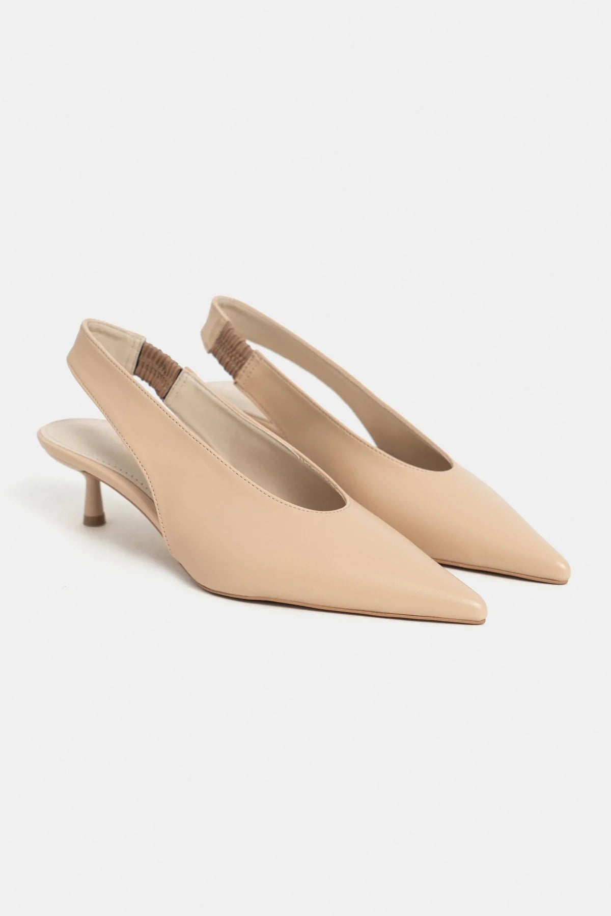 LUNIX Nude Matte Pointed Toe Slingback Women’s Heels | FOOTWEAR | Heels | Lebbse LUNIX Nude Matte Pointed Toe Slingback Women’s Heels | FOOTWEAR | Heels | Lebbse
