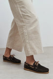 ASTRID Coffee Suede Genuine Leather Women’s Loafer Shoes