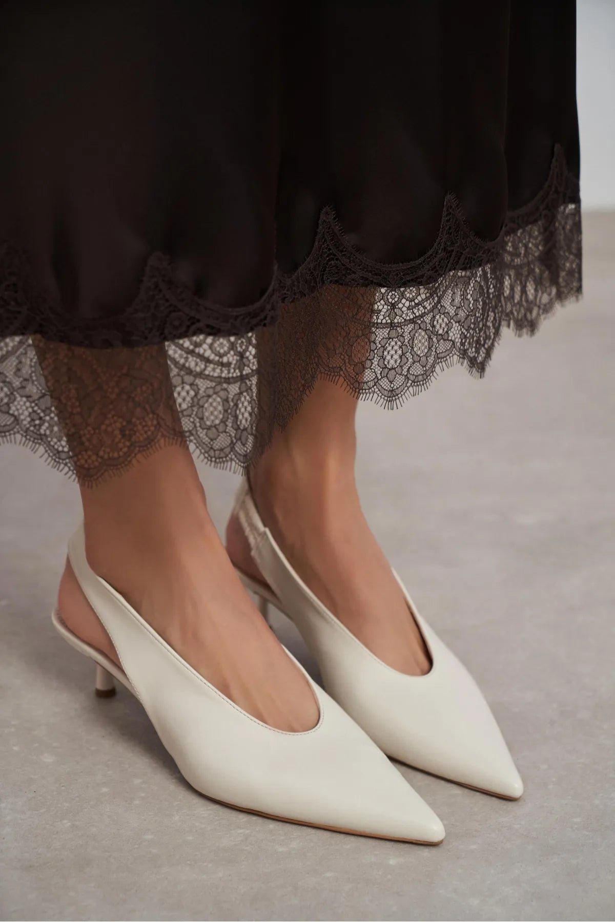 LUNIX Beige Matte Pointed Toe Slingback Women’s Heels | FOOTWEAR | Heels | Lebbse LUNIX Beige Matte Pointed Toe Slingback Women’s Heels | FOOTWEAR | Heels | Lebbse