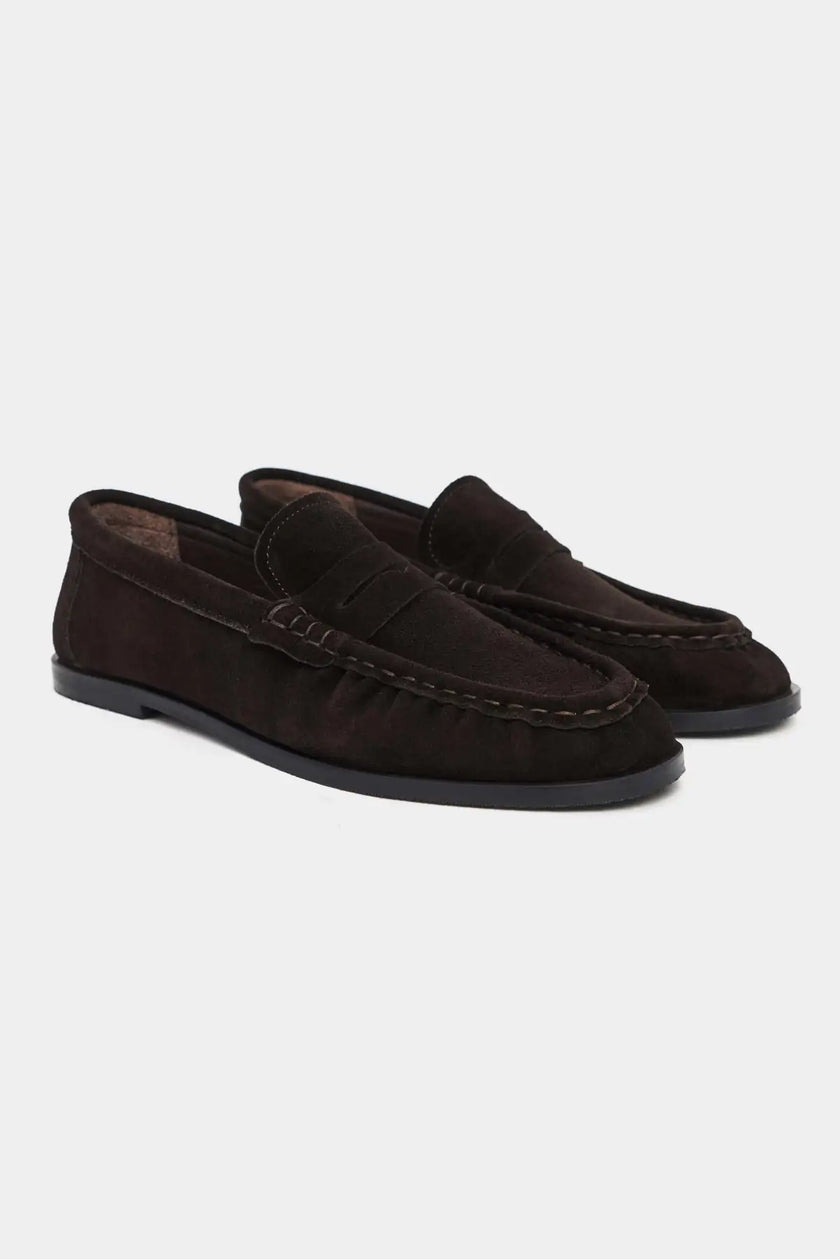 ELİSHA BROWN  FLAT-SOLE WOMEN'S LOAFER