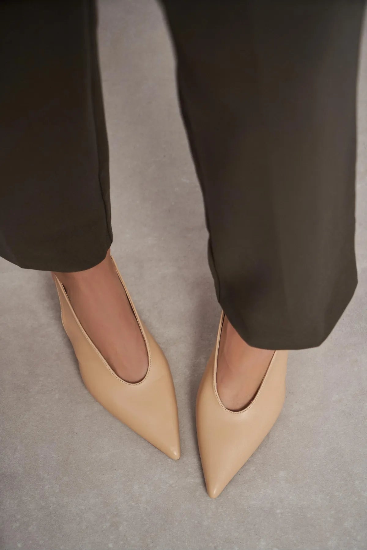 LUNIX Nude Matte Pointed Toe Slingback Women’s Heels | FOOTWEAR | Heels | Lebbse LUNIX Nude Matte Pointed Toe Slingback Women’s Heels | FOOTWEAR | Heels | Lebbse